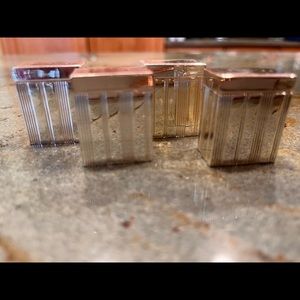 Kate Spade silver His/Hers salt and pepper shakers